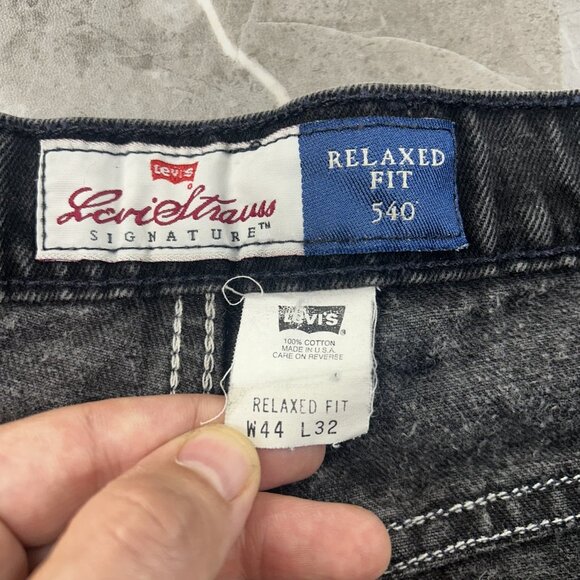 Vintage Levis 540 Jeans Mens 44x32 Relaxed Fit Tapered Leg Made USA 90s Denim - Picture 9 of 13